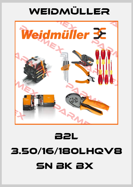 B2L 3.50/16/180LHQV8 SN BK BX  Weidmüller