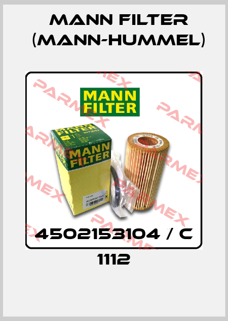 4502153104 / C 1112 Mann Filter (Mann-Hummel)
