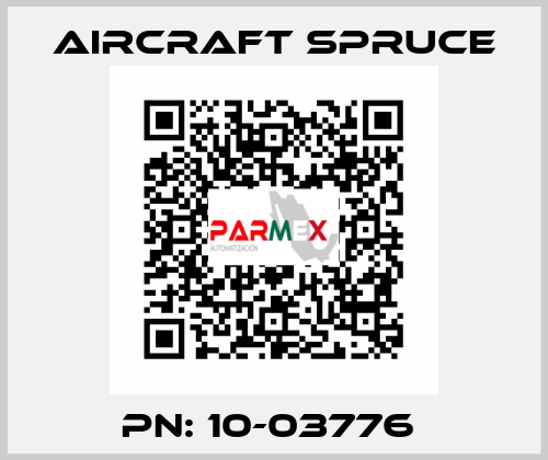 PN: 10-03776  Aircraft Spruce