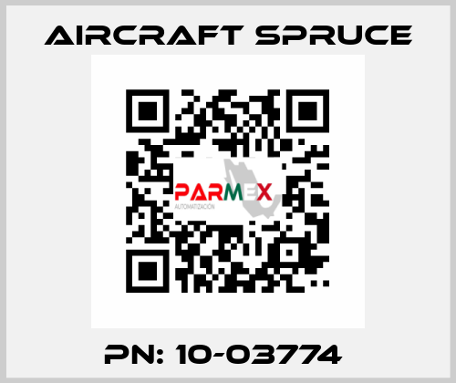 PN: 10-03774  Aircraft Spruce