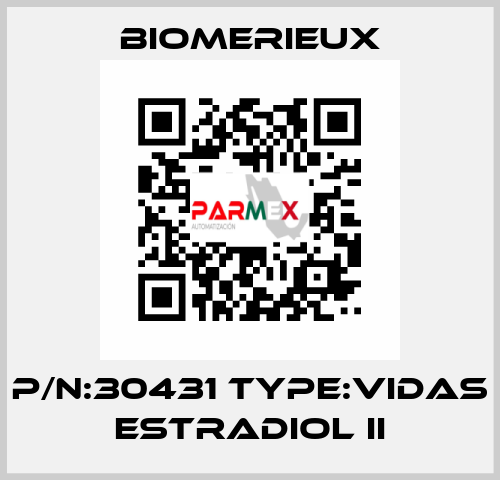 P/N:30431 Type:VIDAS Estradiol II Biomerieux