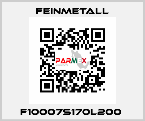 F10007S170L200  FEINMETALL