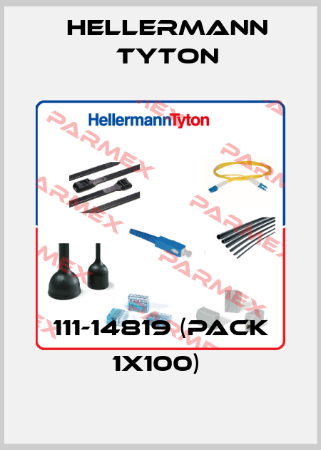 111-14819 (pack 1x100)  Hellermann Tyton