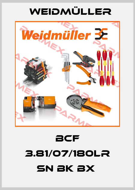 BCF 3.81/07/180LR SN BK BX  Weidmüller