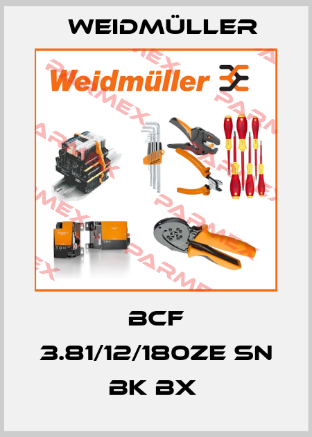 BCF 3.81/12/180ZE SN BK BX  Weidmüller