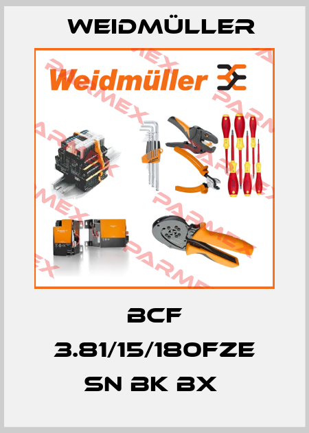 BCF 3.81/15/180FZE SN BK BX  Weidmüller