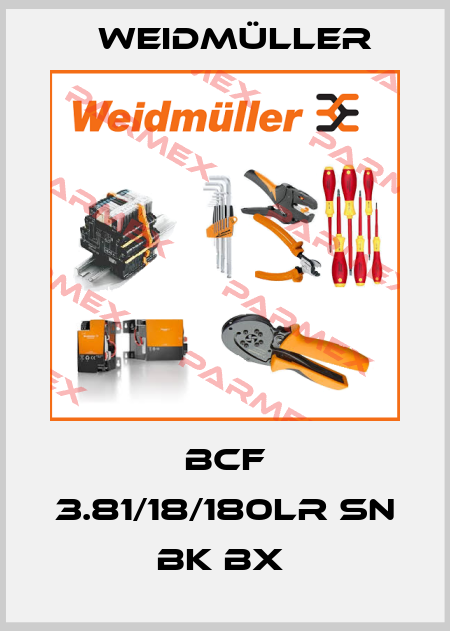 BCF 3.81/18/180LR SN BK BX  Weidmüller