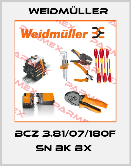 BCZ 3.81/07/180F SN BK BX  Weidmüller