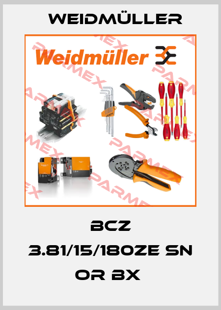 BCZ 3.81/15/180ZE SN OR BX  Weidmüller