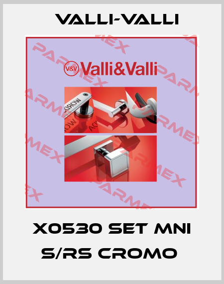 X0530 SET MNI S/RS CROMO  VALLI-VALLI