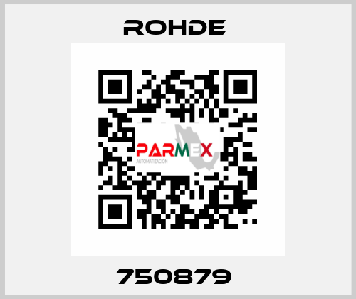 750879  Rohde 