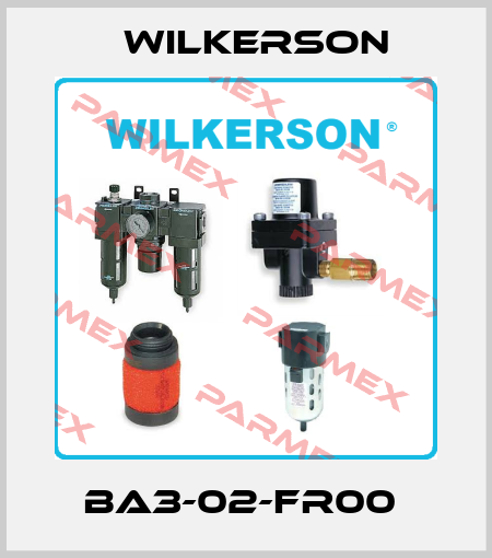 BA3-02-FR00  Wilkerson