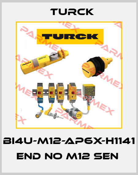 BI4U-M12-AP6X-H1141 END NO M12 SEN  Turck