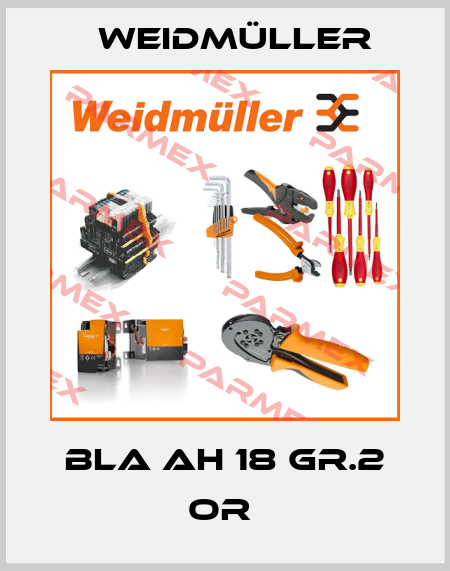 BLA AH 18 GR.2 OR  Weidmüller