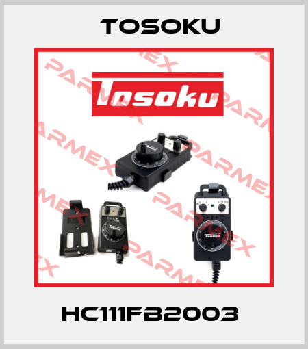 HC111FB2003  TOSOKU