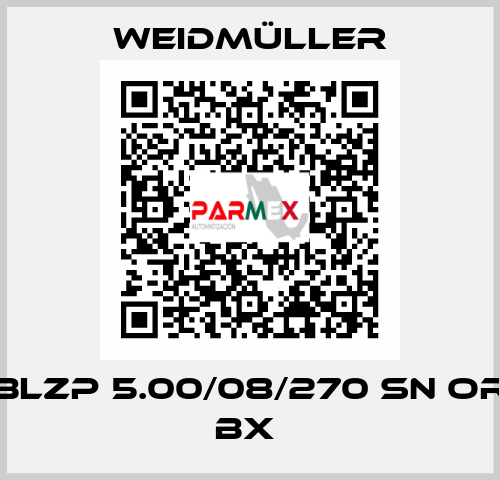 BLZP 5.00/08/270 SN OR BX  Weidmüller