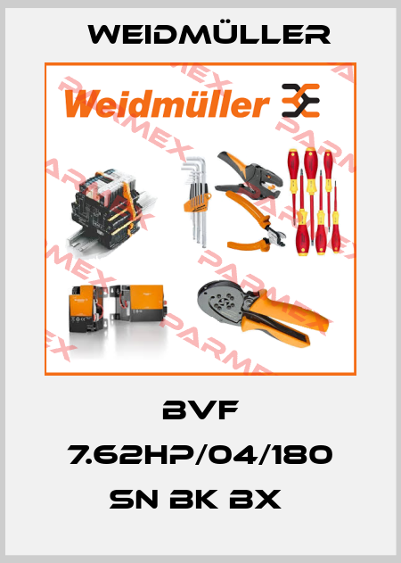 BVF 7.62HP/04/180 SN BK BX  Weidmüller
