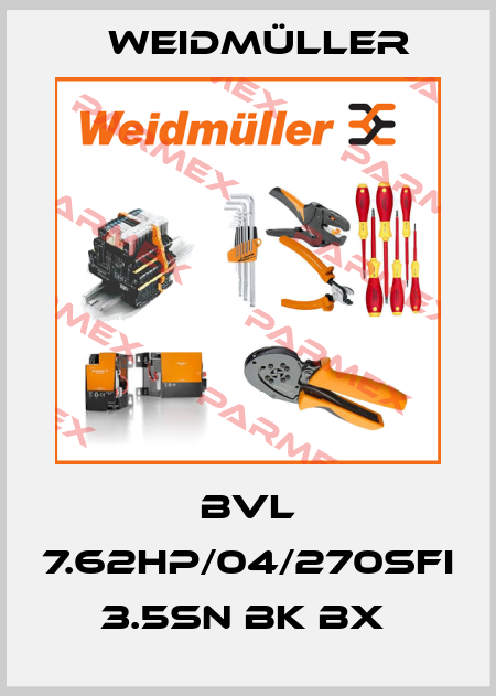 BVL 7.62HP/04/270SFI 3.5SN BK BX  Weidmüller