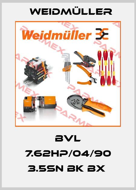 BVL 7.62HP/04/90 3.5SN BK BX  Weidmüller