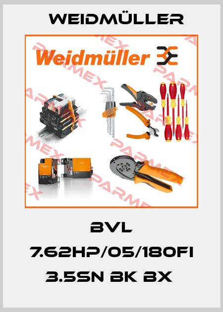 BVL 7.62HP/05/180FI 3.5SN BK BX  Weidmüller