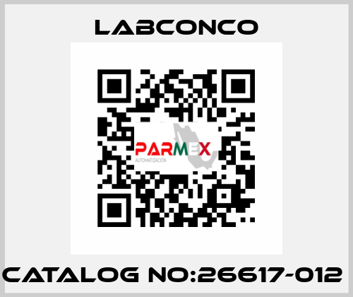 CATALOG NO:26617-012  Labconco