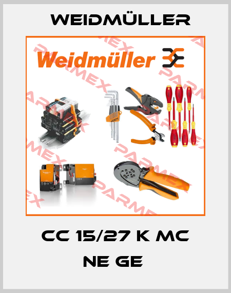 CC 15/27 K MC NE GE  Weidmüller