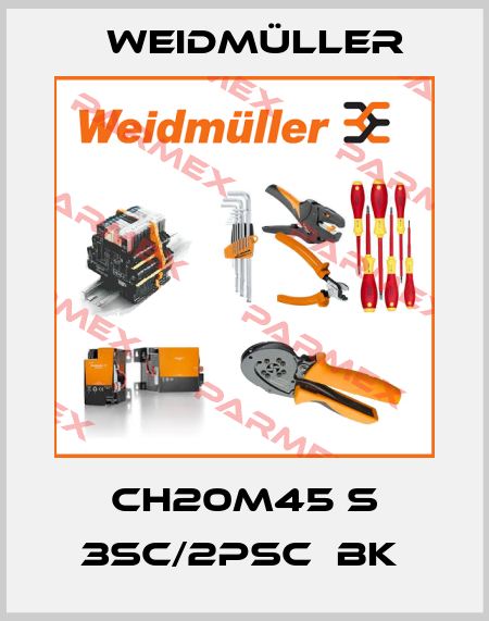 CH20M45 S 3SC/2PSC  BK  Weidmüller