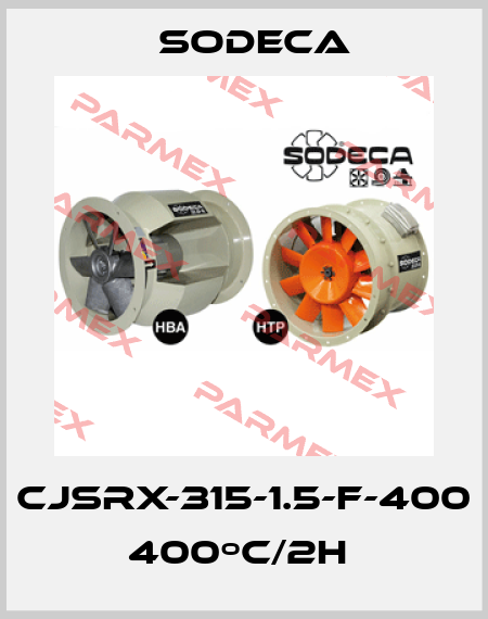 CJSRX-315-1.5-F-400  400ºC/2H  Sodeca