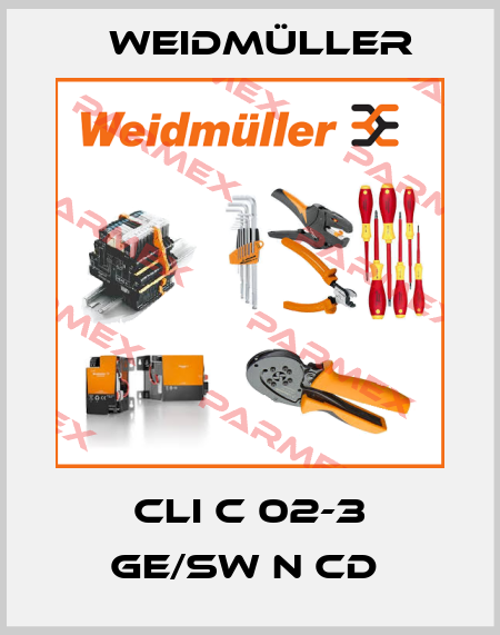 CLI C 02-3 GE/SW N CD  Weidmüller