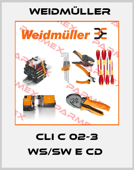 CLI C 02-3 WS/SW E CD  Weidmüller