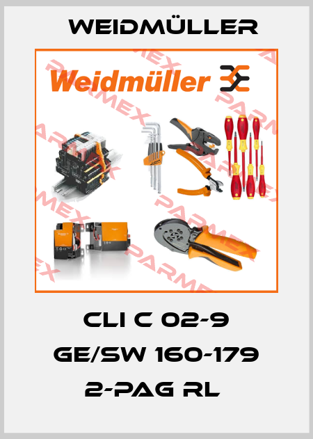 CLI C 02-9 GE/SW 160-179 2-PAG RL  Weidmüller