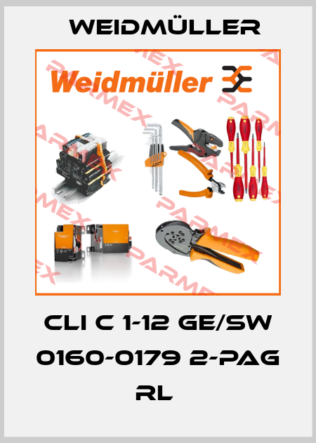 CLI C 1-12 GE/SW 0160-0179 2-PAG RL  Weidmüller
