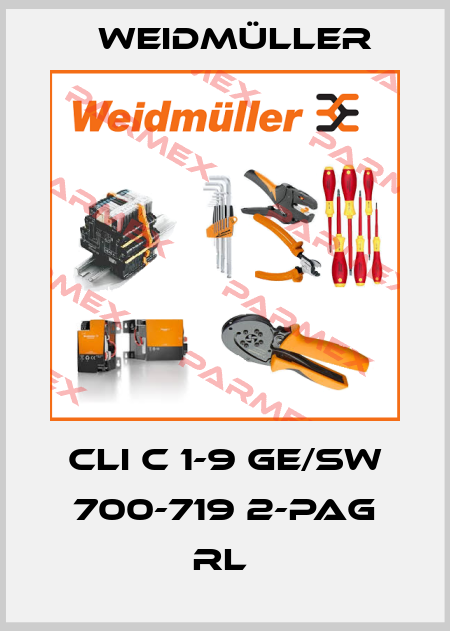 CLI C 1-9 GE/SW 700-719 2-PAG RL  Weidmüller