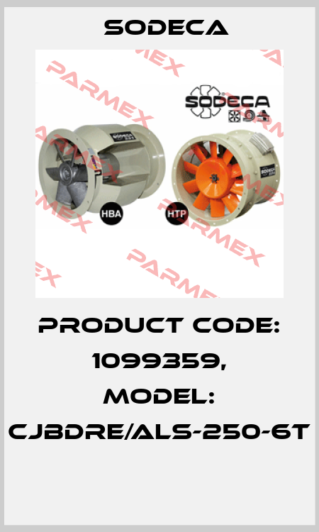 Product Code: 1099359, Model: CJBDRE/ALS-250-6T  Sodeca
