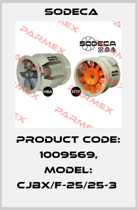 Product Code: 1009569, Model: CJBX/F-25/25-3  Sodeca