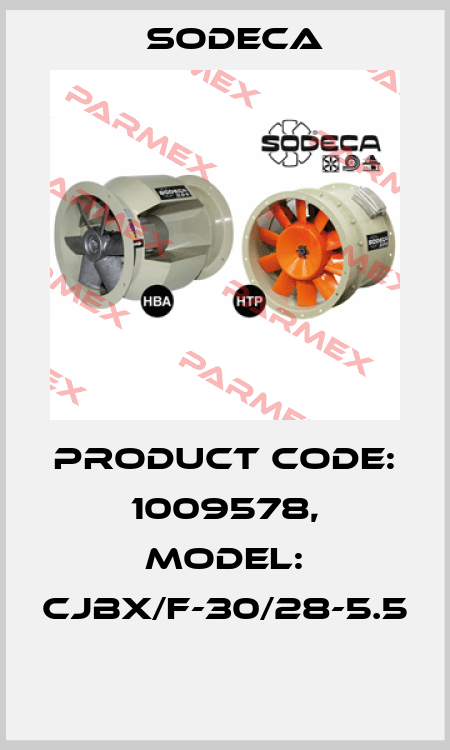 Product Code: 1009578, Model: CJBX/F-30/28-5.5  Sodeca