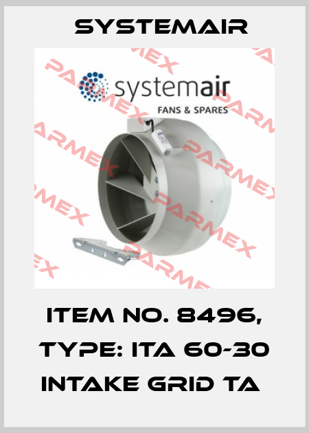 Item No. 8496, Type: ITA 60-30 Intake grid TA  Systemair