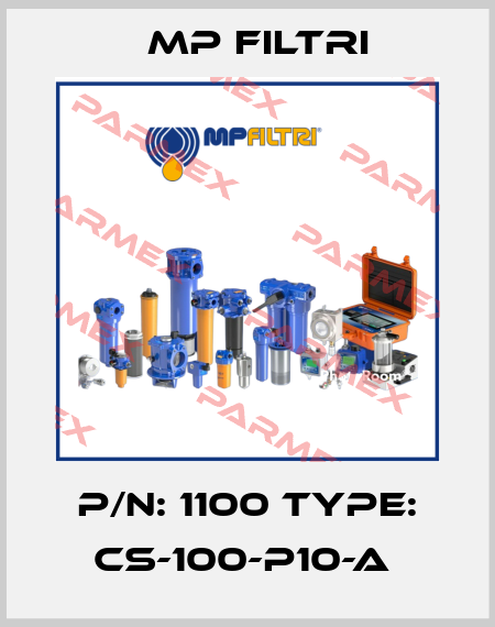 P/N: 1100 Type: CS-100-P10-A  MP Filtri