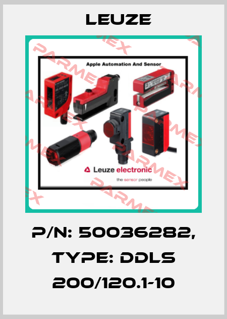 P/N: 50036282, Type: DDLS 200/120.1-10 Leuze