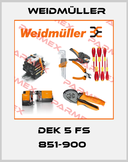 DEK 5 FS 851-900  Weidmüller
