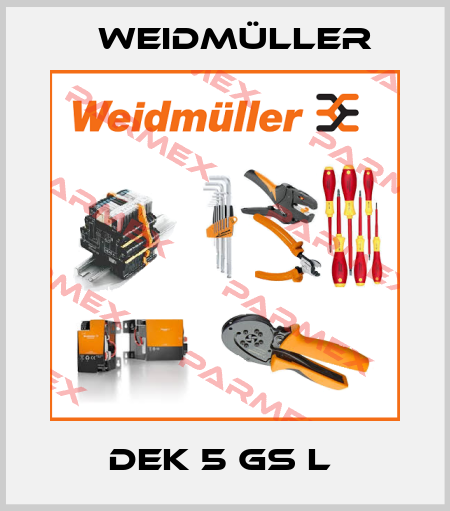 DEK 5 GS L  Weidmüller