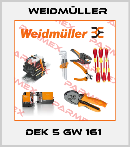 DEK 5 GW 161  Weidmüller
