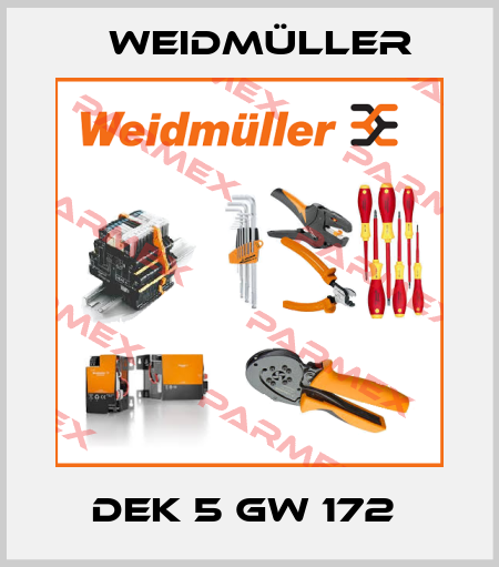 DEK 5 GW 172  Weidmüller