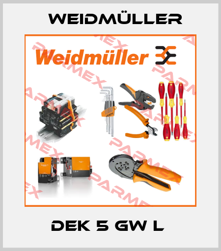 DEK 5 GW L  Weidmüller