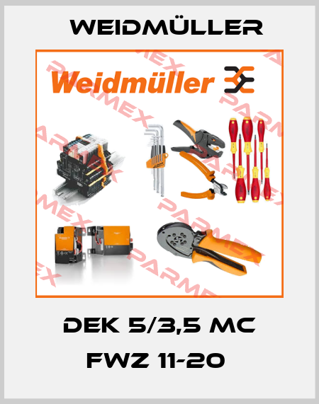 DEK 5/3,5 MC FWZ 11-20  Weidmüller