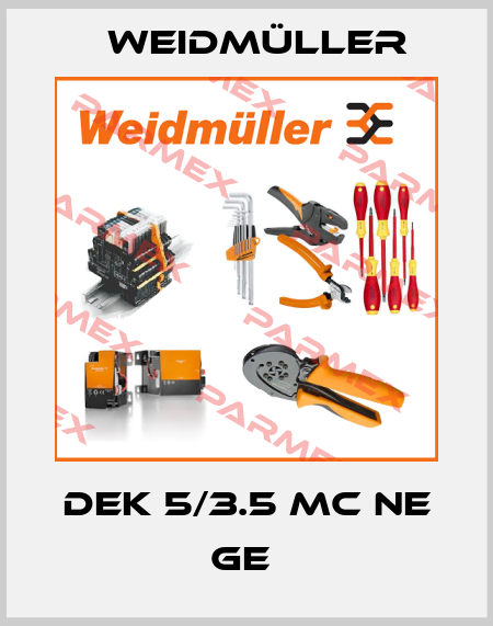 DEK 5/3.5 MC NE GE  Weidmüller
