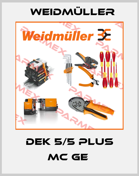 DEK 5/5 PLUS MC GE  Weidmüller