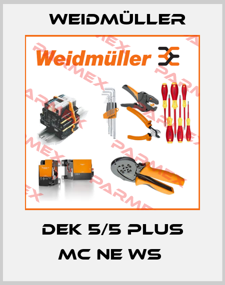 DEK 5/5 PLUS MC NE WS  Weidmüller