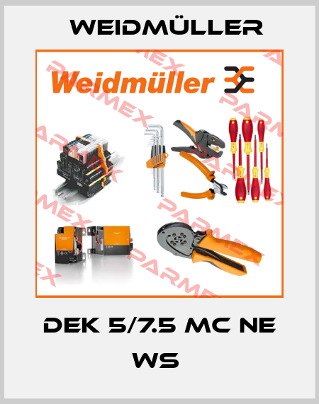 DEK 5/7.5 MC NE WS  Weidmüller