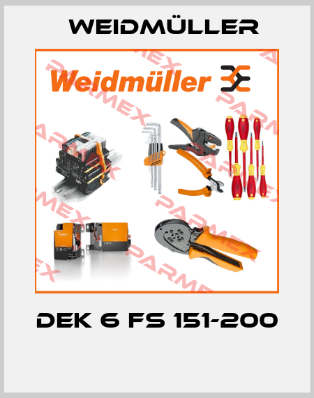 DEK 6 FS 151-200  Weidmüller
